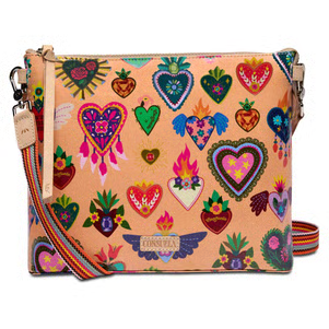 CONSUELA DOWNTOWN CROSSBODY - PEACH