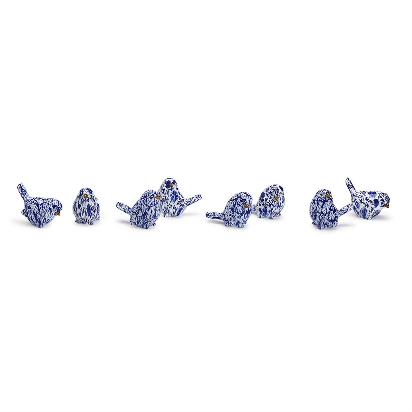 CHINOISERIE BLUE ROBIN DECORATIVE BIRD