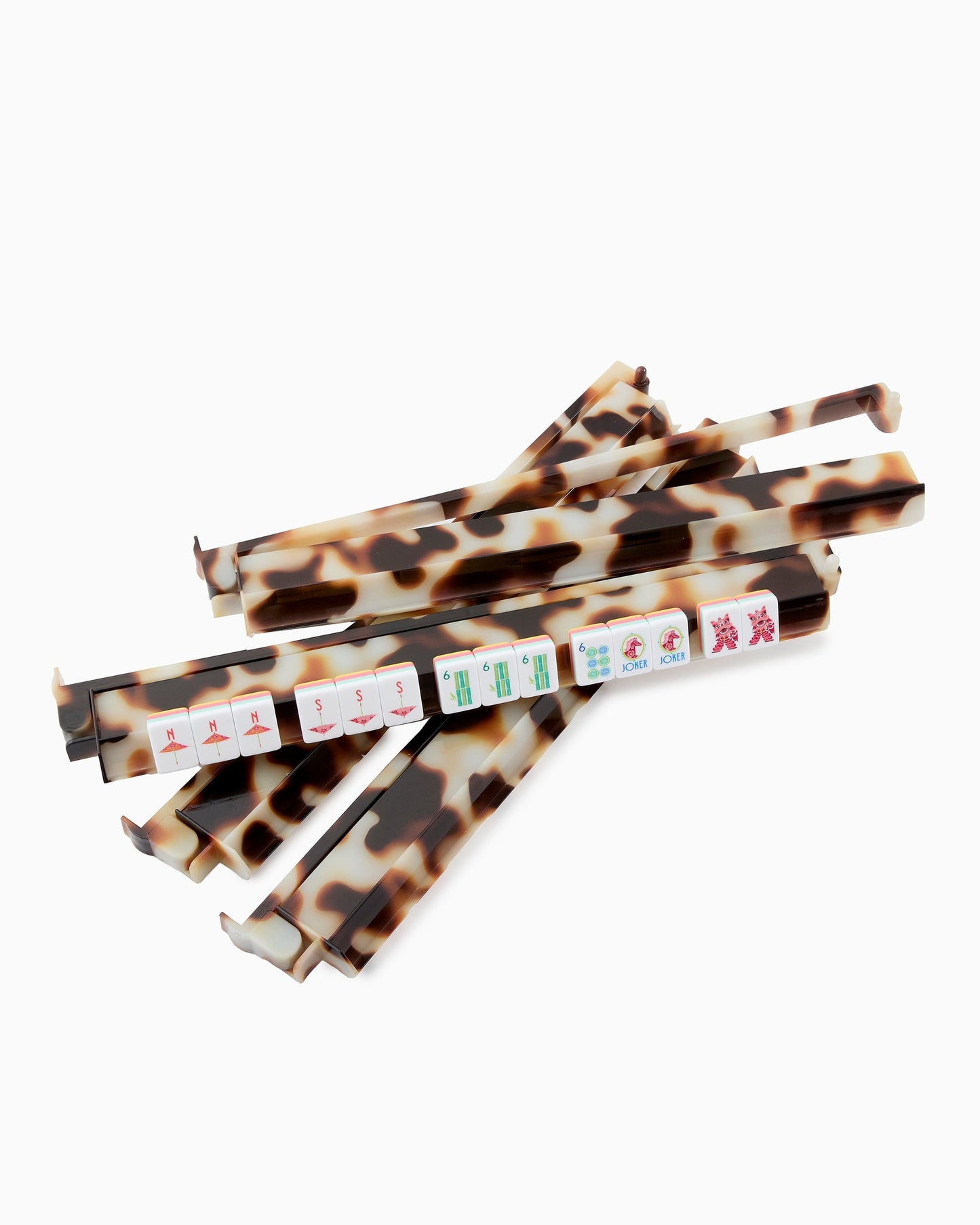 OH MY MAHJONG RACK & PUSHER SET - BLONDE TORTOISE