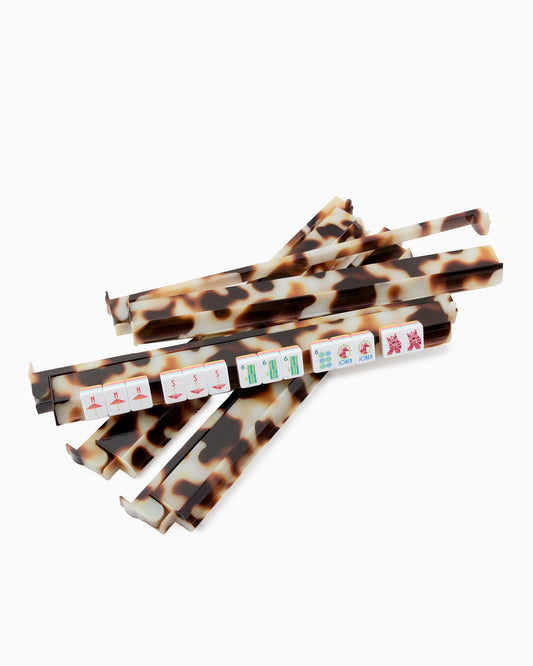 OH MY MAHJONG RACK & PUSHER SET - BLONDE TORTOISE