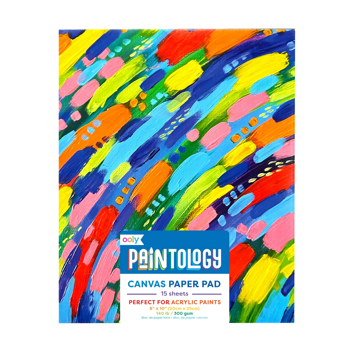 PAINTOLOGY: CANVAS PAPER PAD (8"X10" - 15 SHEETS)