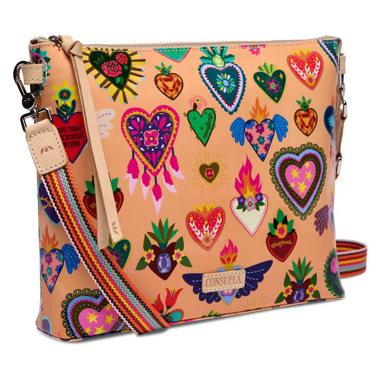 CONSUELA DOWNTOWN CROSSBODY - PEACH
