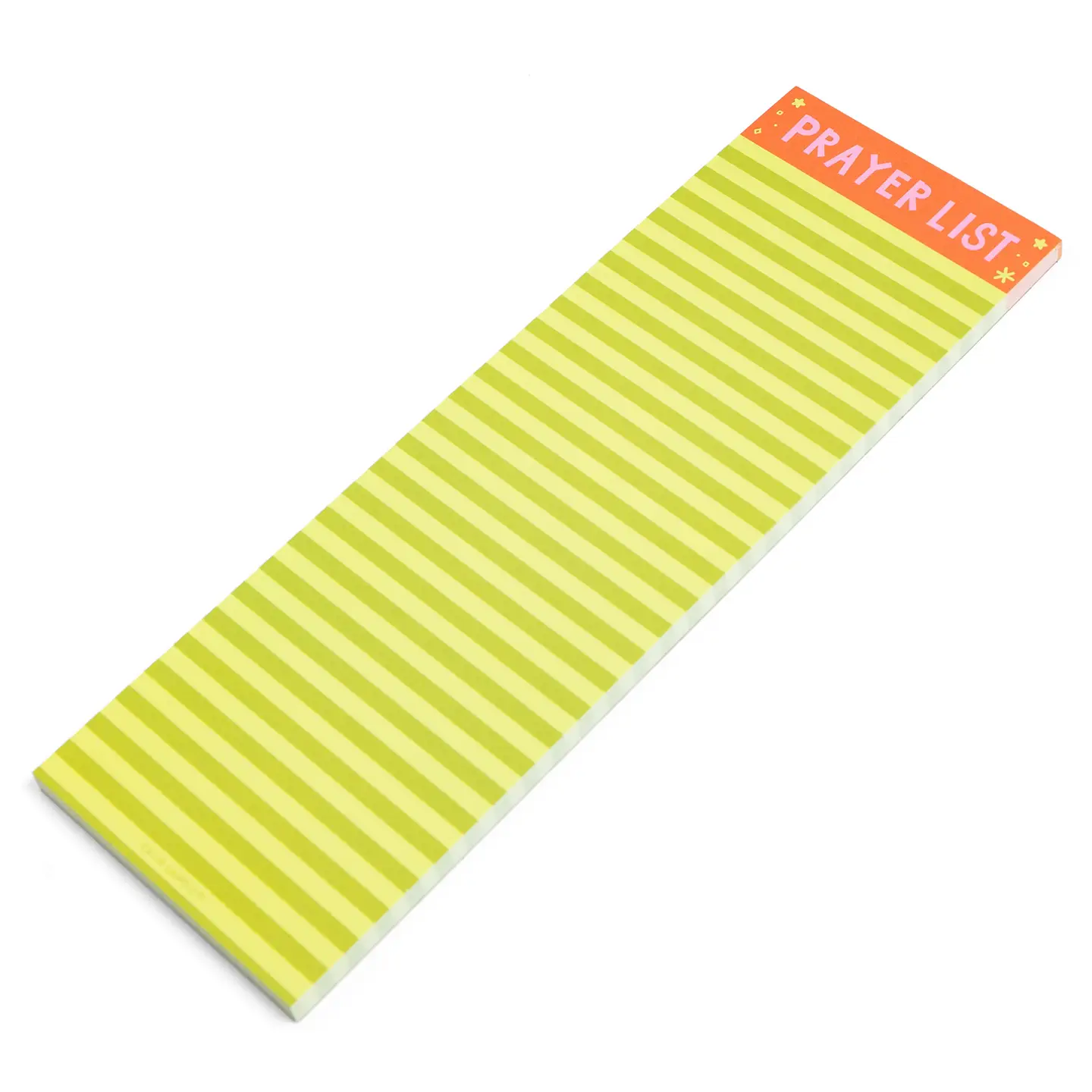 GREEN STRIPE PRAYER LIST