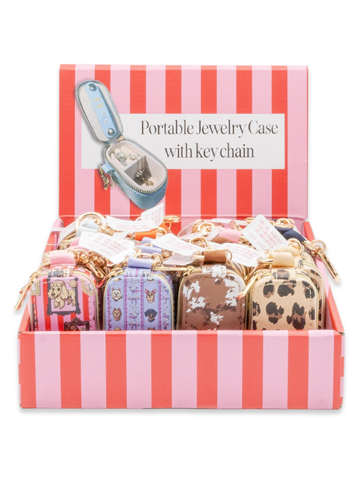 SIMPLY SOUTHERN PORTABLE JEWELRY CASE WITH KEYCHAIN