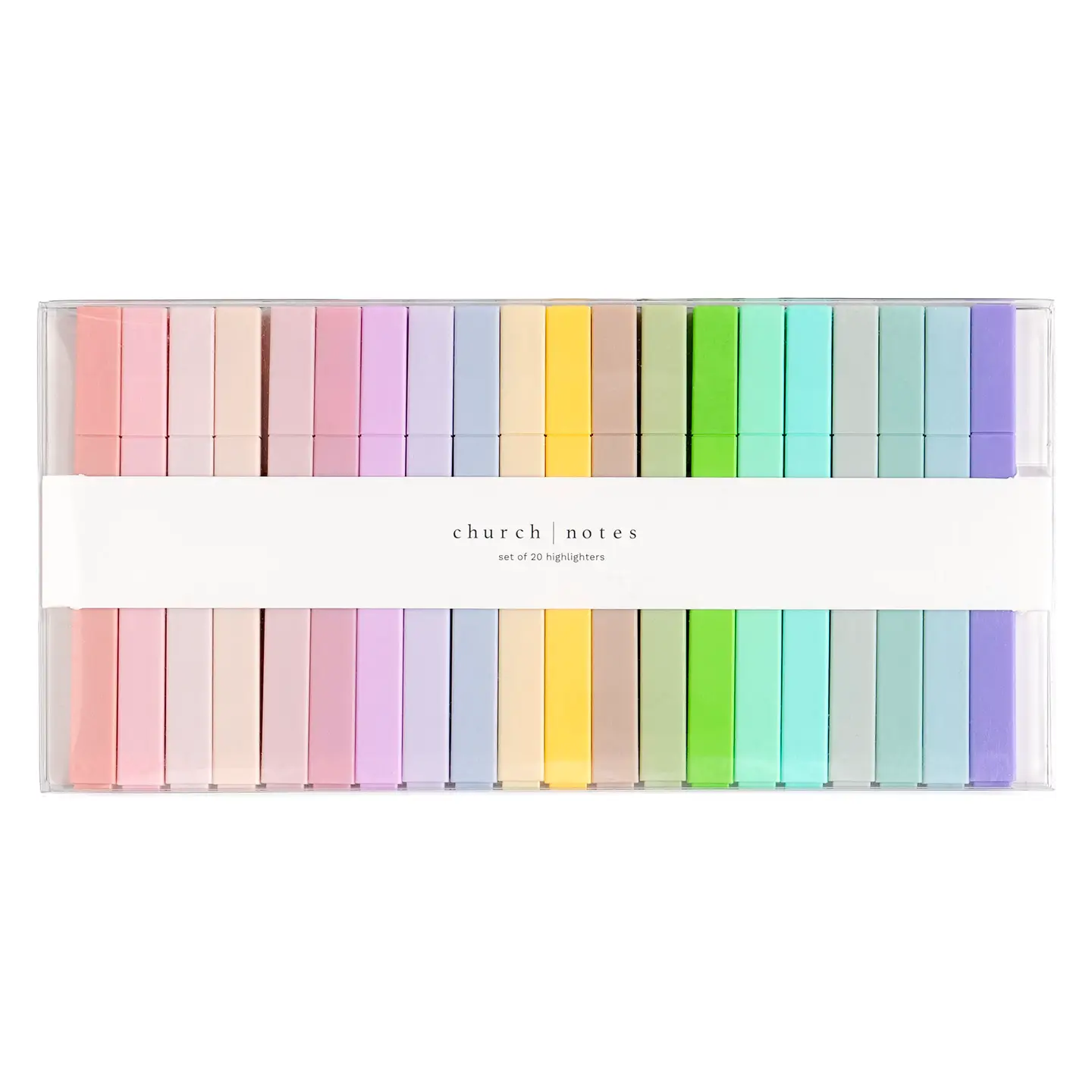 FAITHFUL HIGHLIGHTS - BIBLE STUDY HIGHLIGHTER SET OF 20