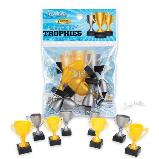 ITTY BITTY TROPHIES - BAG OF 8