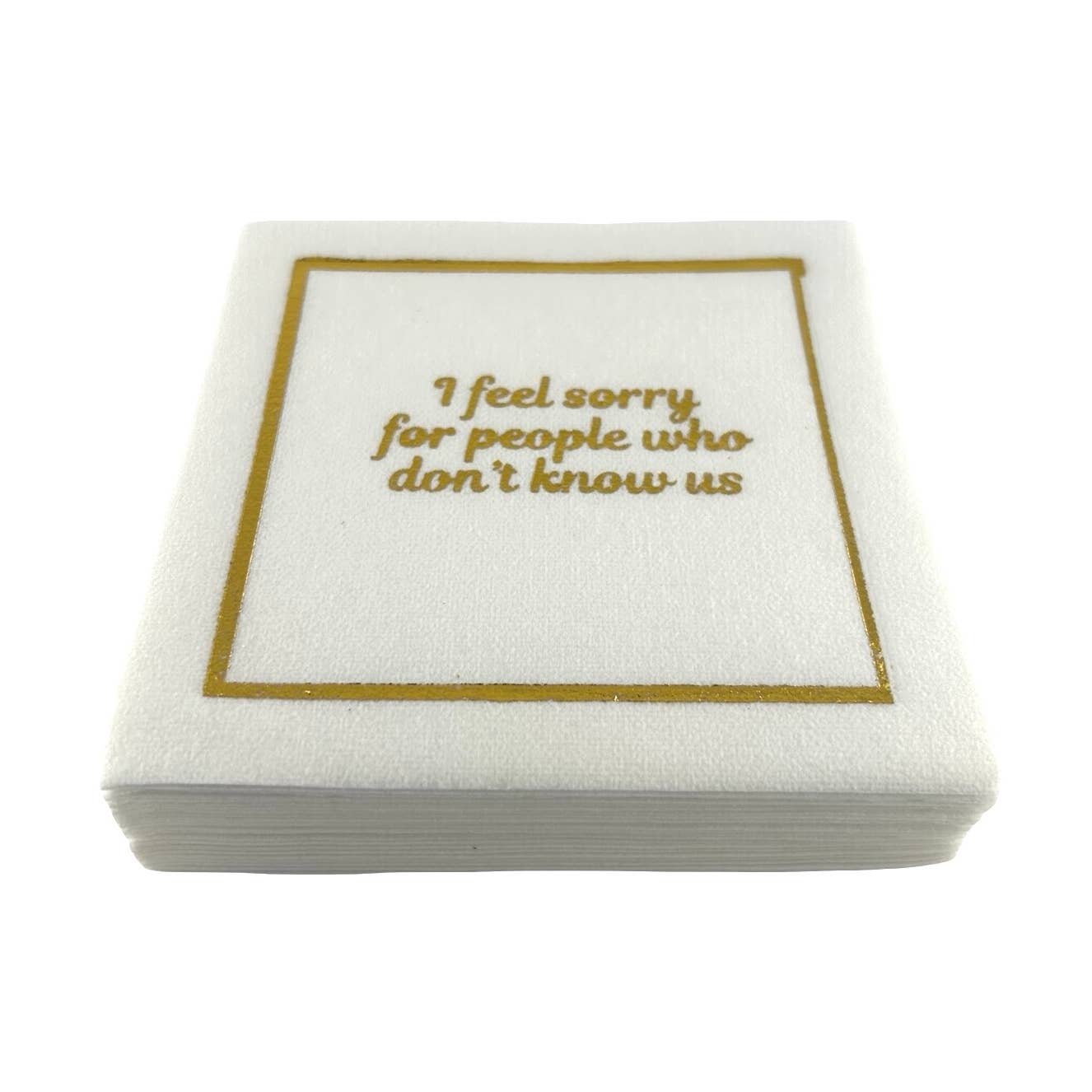 LINEN-FEEL COCKTAIL NAPKINS