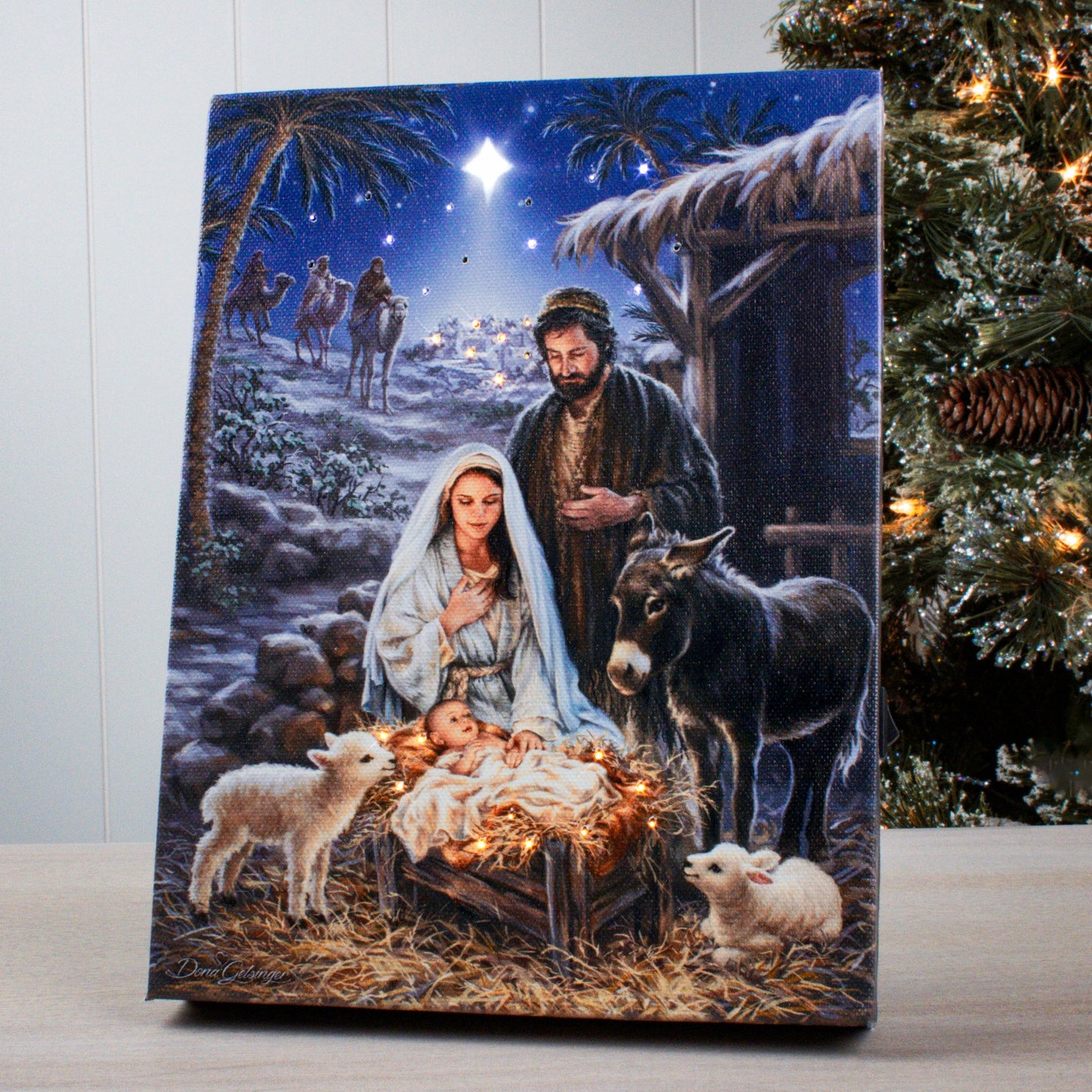 MINI LIGHTED EASEL BACK 8"X6" CANVAS