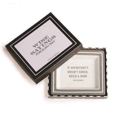 WISE SAYINGS GENTLEMEN'S DESK TRAY