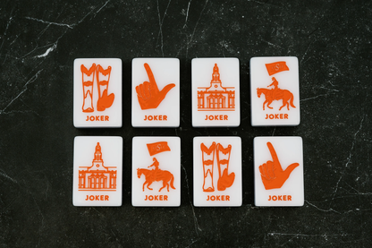 WEST WIND MAHJONG - OSU OKLAHOMA STATE UNIVERSITY MAHJONG TILES