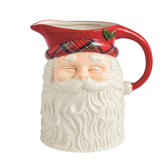 TARTAN SANTA PITCHER