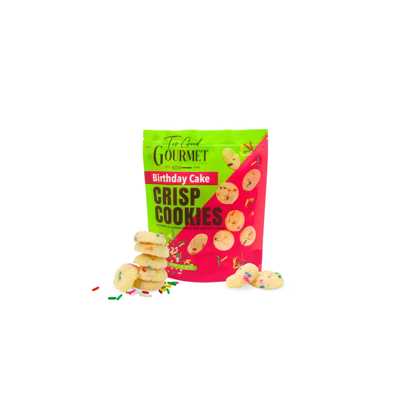 BITE SIZED MINI CRISP COOKIES - 3OZ