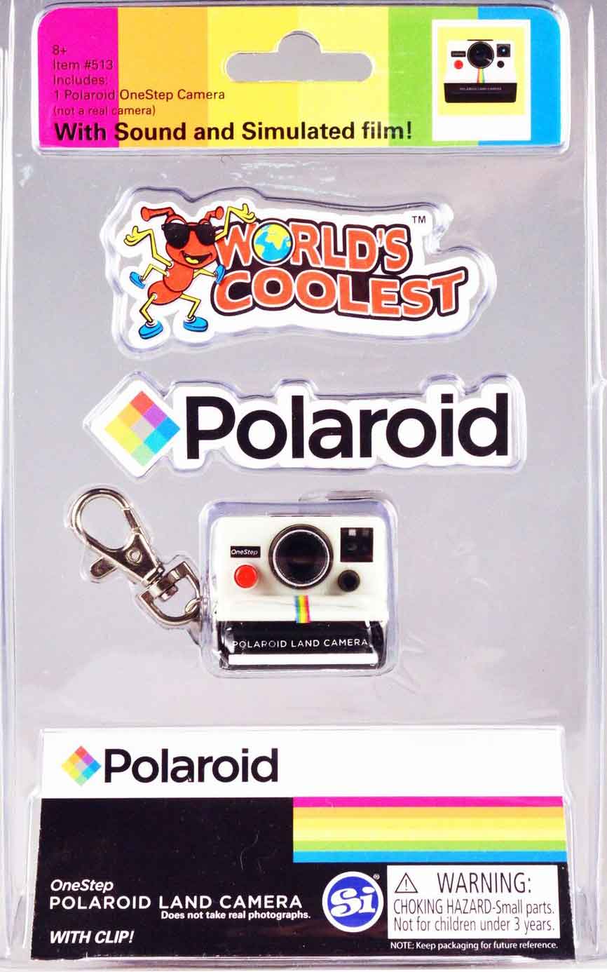 WORLD'S SMALLEST POLAROID CAMERA KEYCHAIN