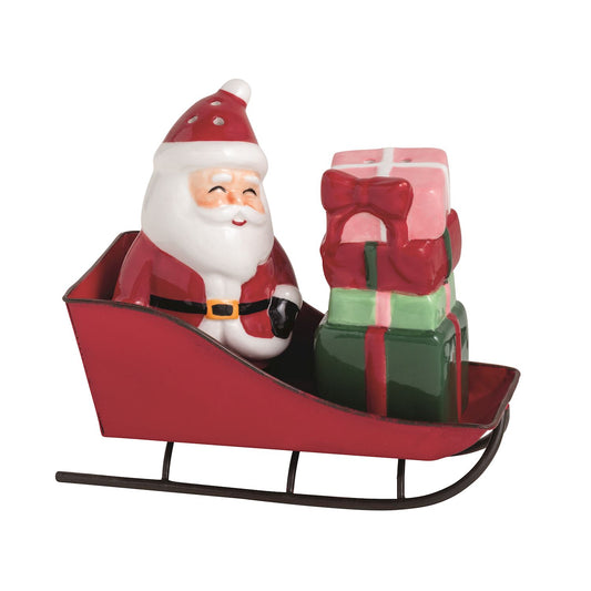 SANTA PRESENT SALT & PEPPER SET