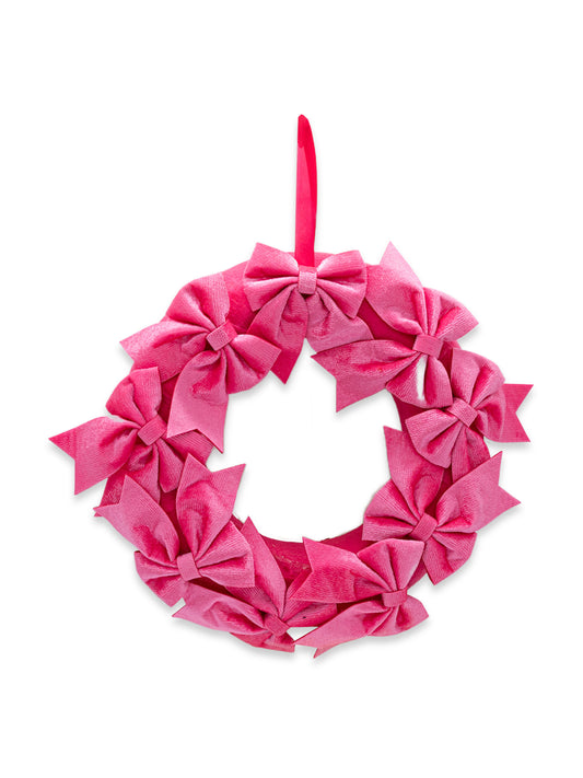 SIMPLY SOUTHERN PINK HOLIDAY WREATH