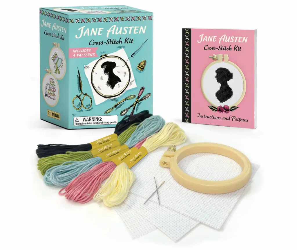 JANE AUSTEN CROSS STITCH KIT