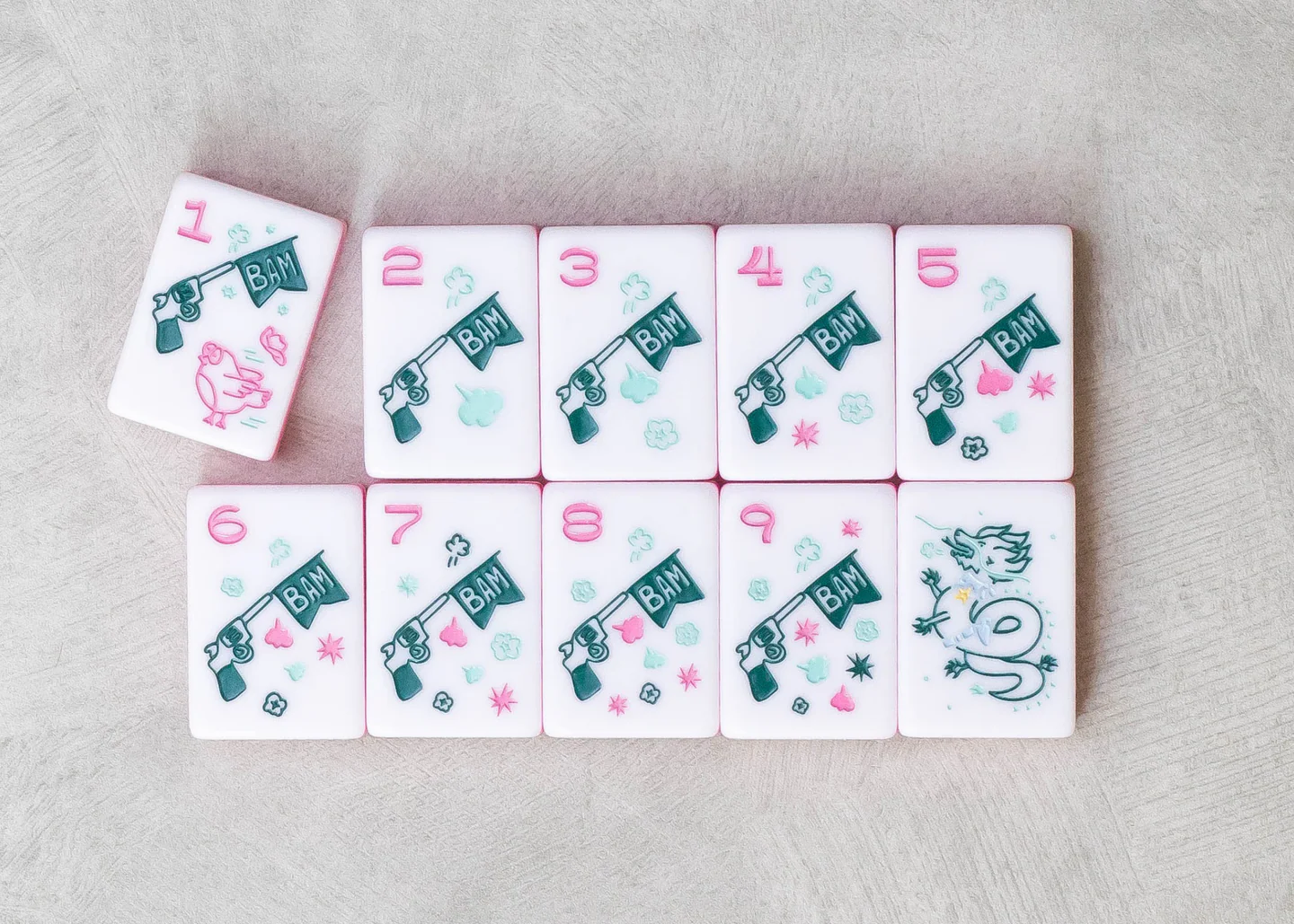 MISS MAHJONG - MISS COWGIRL MAHJONG TILE SET