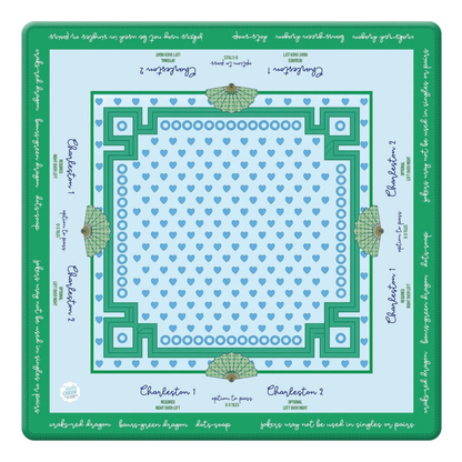 THE STITCHED HEARTS MAHJONG MAT