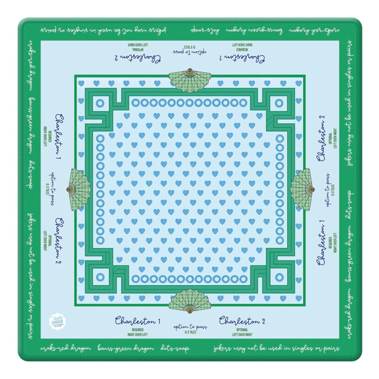 THE STITCHED HEARTS MAHJONG MAT