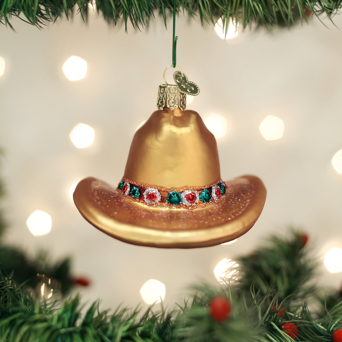OWC ORNAMENT - COWBOY HAT