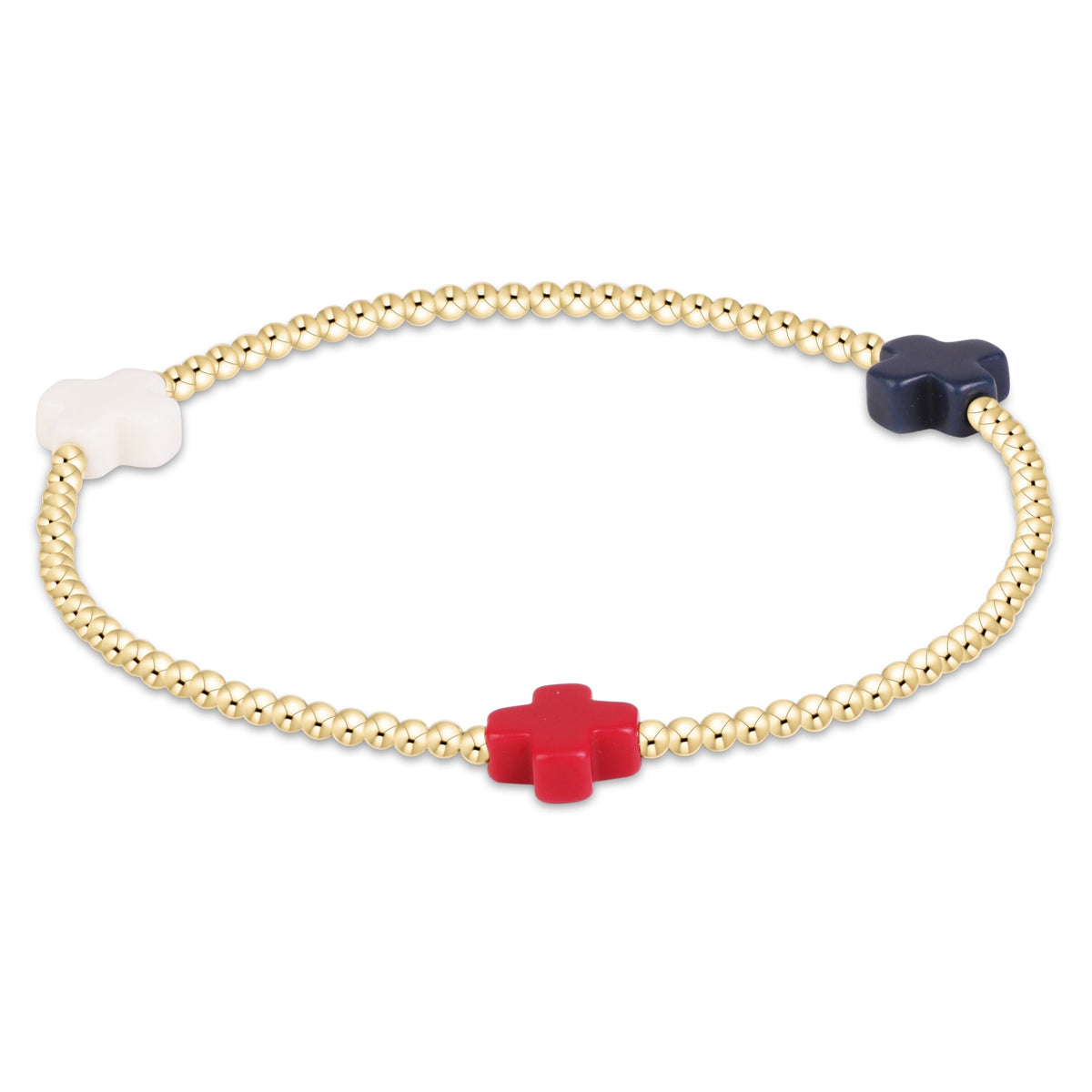 SIGNATURE CROSS SMALL BRACELET 2MM