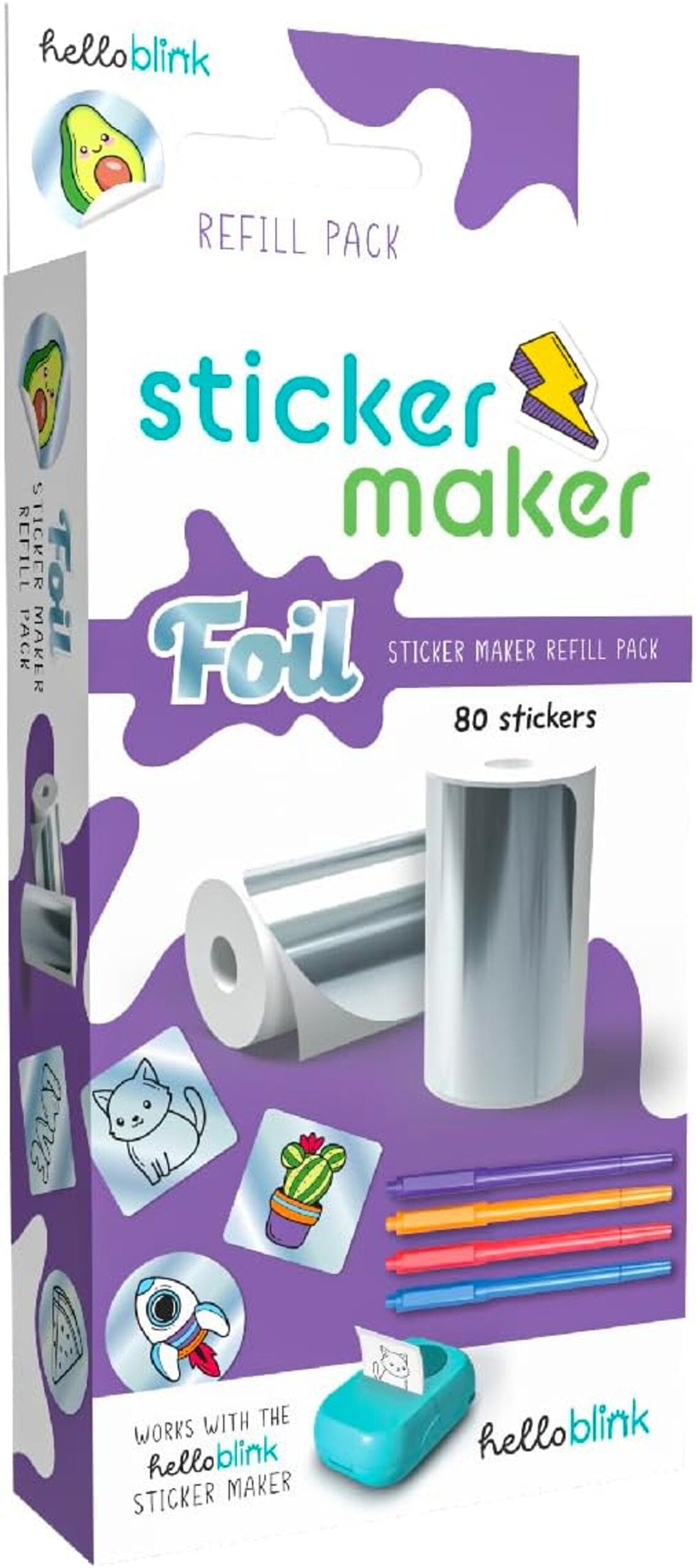 HELLO BLINK FOIL STICKER ACCESSORY PACK REFILL