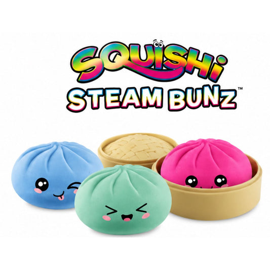 INCREDIBLE PLAY SQUISHI STEAM BUNZ