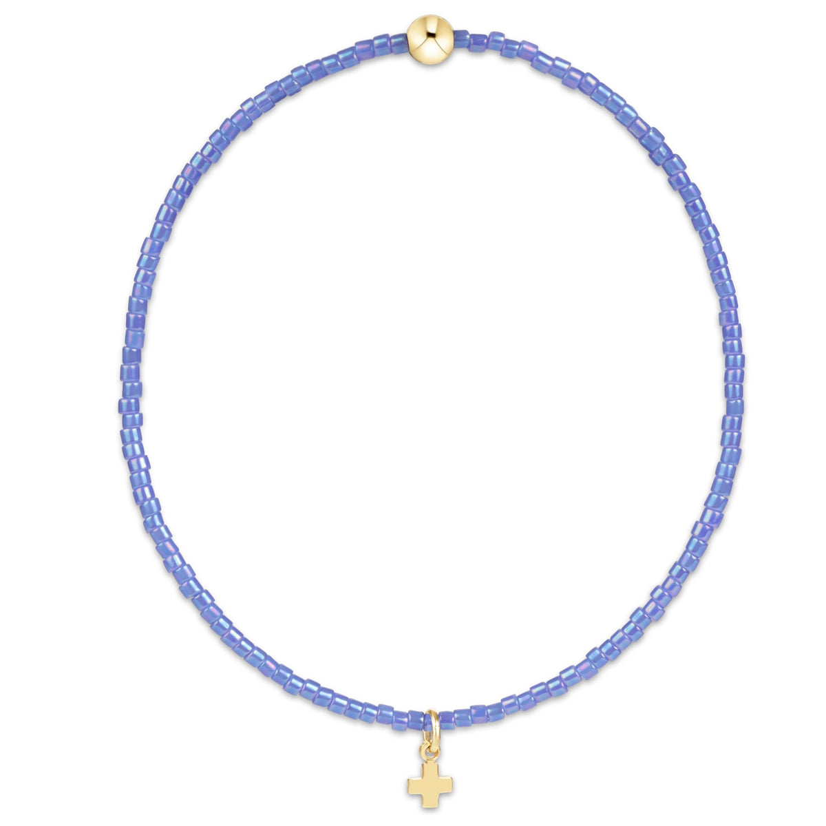 HOPE CLASSIC BRACELET - SIGNATURE CROSS SMALL GOLD CHARM