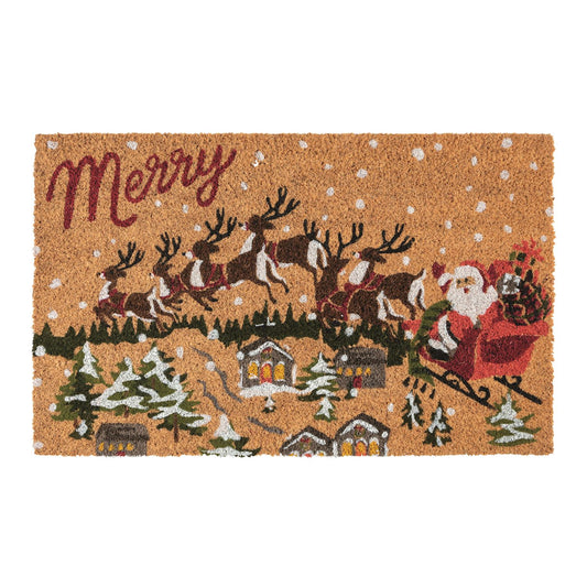 SANTA'S SLEIGH DOOR MAT