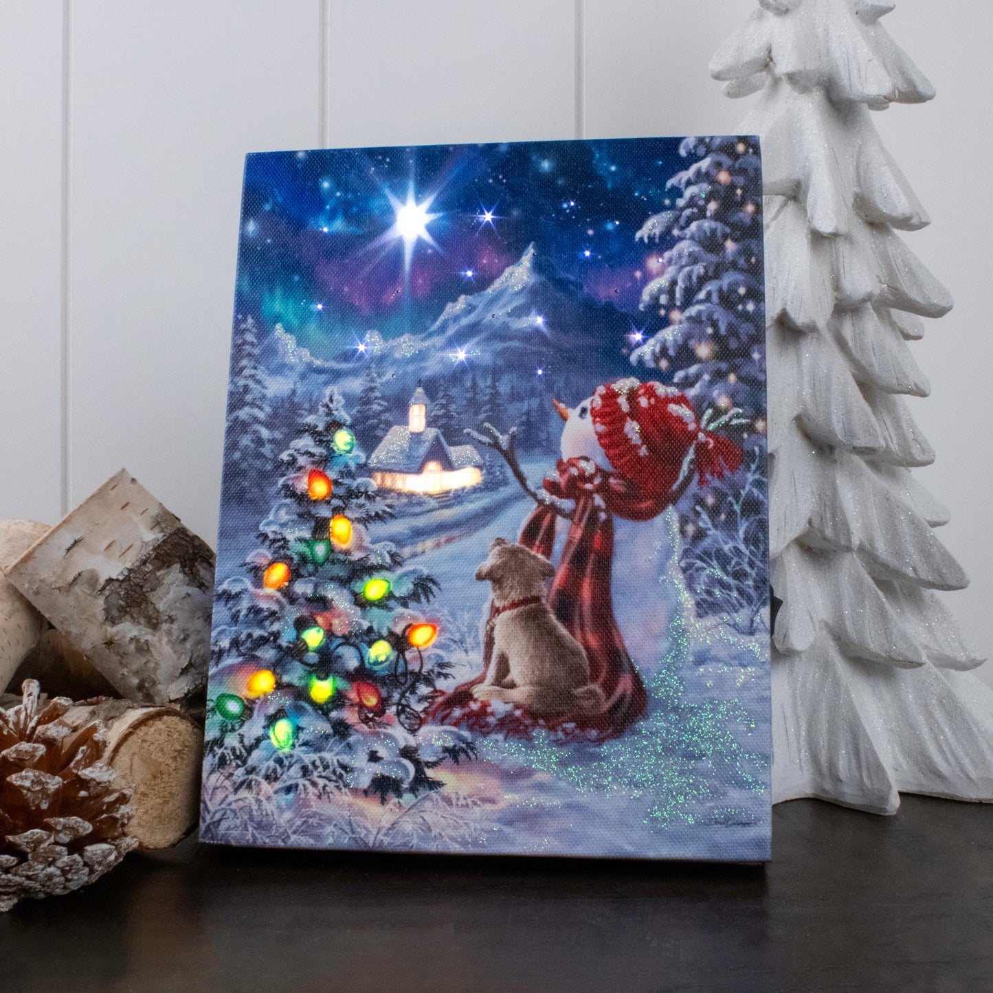 MINI LIGHTED EASEL BACK 8"X6" CANVAS