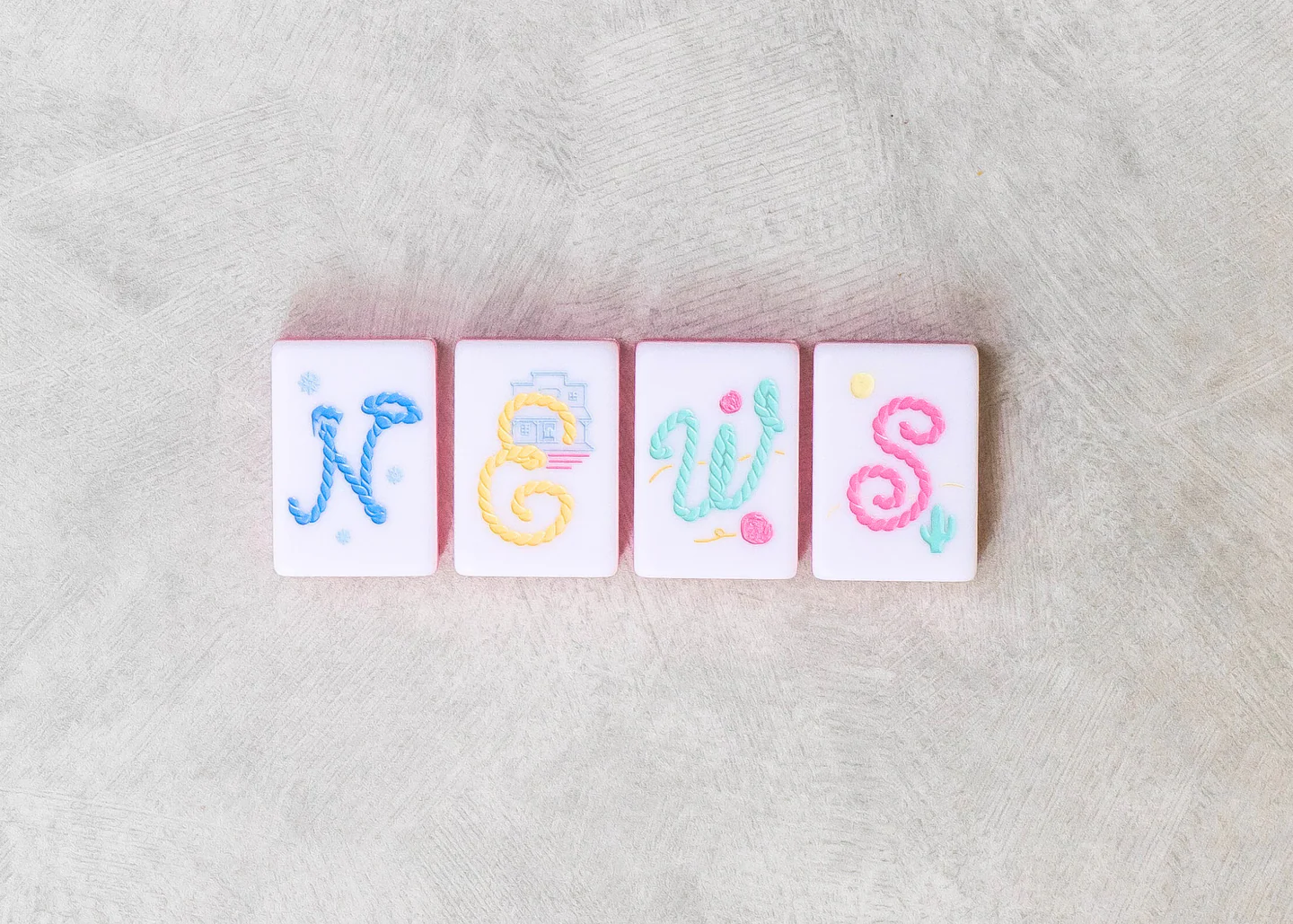 MISS MAHJONG - MISS COWGIRL MAHJONG TILE SET