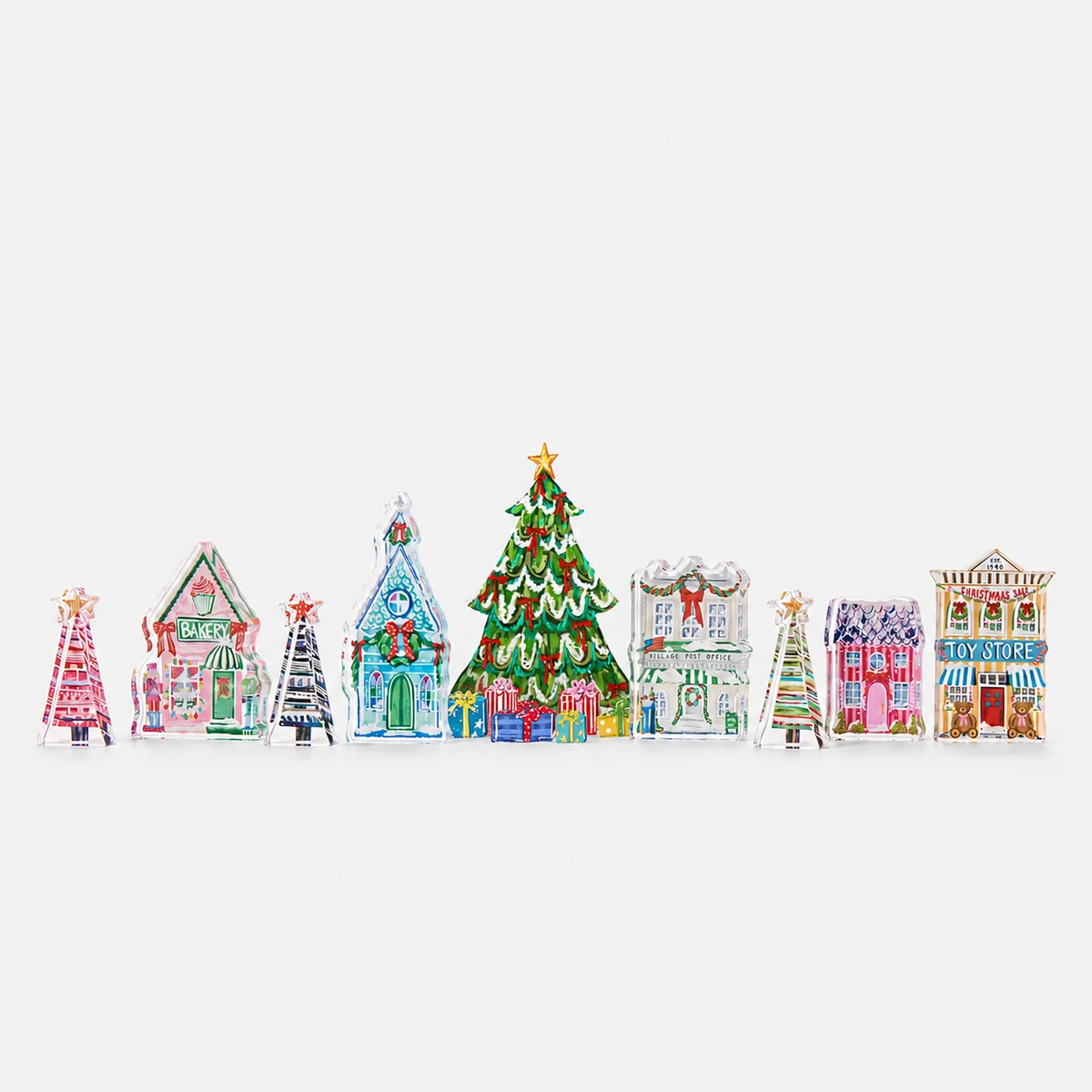 THE MINI CHRISTMAS VILLAGE SET