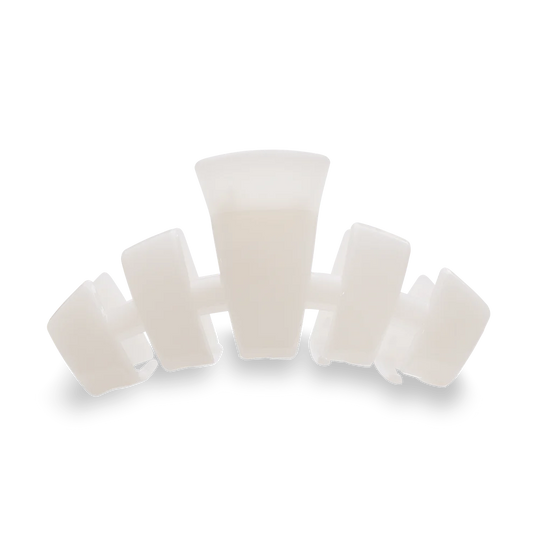 TELETIES CLASSIC HAIR CLAW CLIP - COCONUT WHITE
