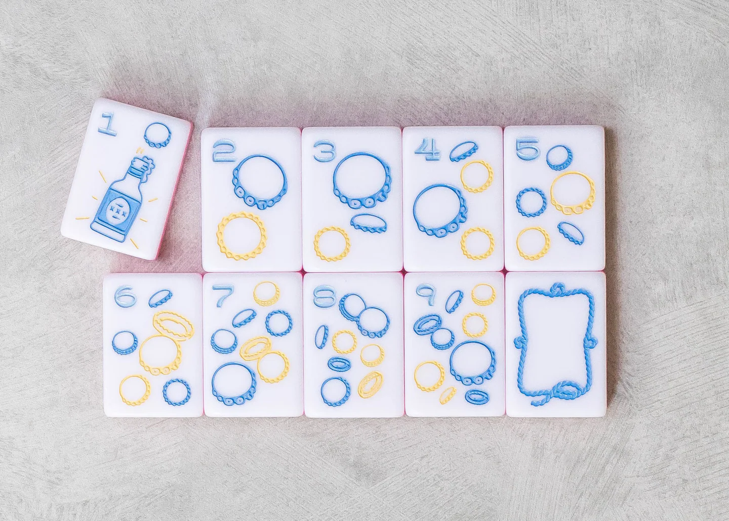 MISS MAHJONG - MISS COWGIRL MAHJONG TILE SET