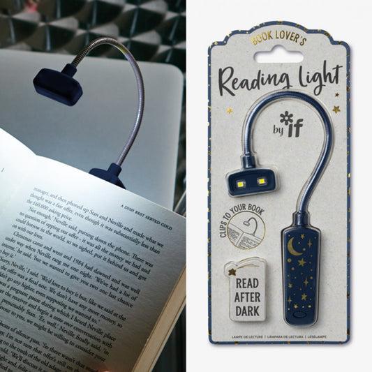 MOON & STARS BOOK LOVERS READING LIGHT