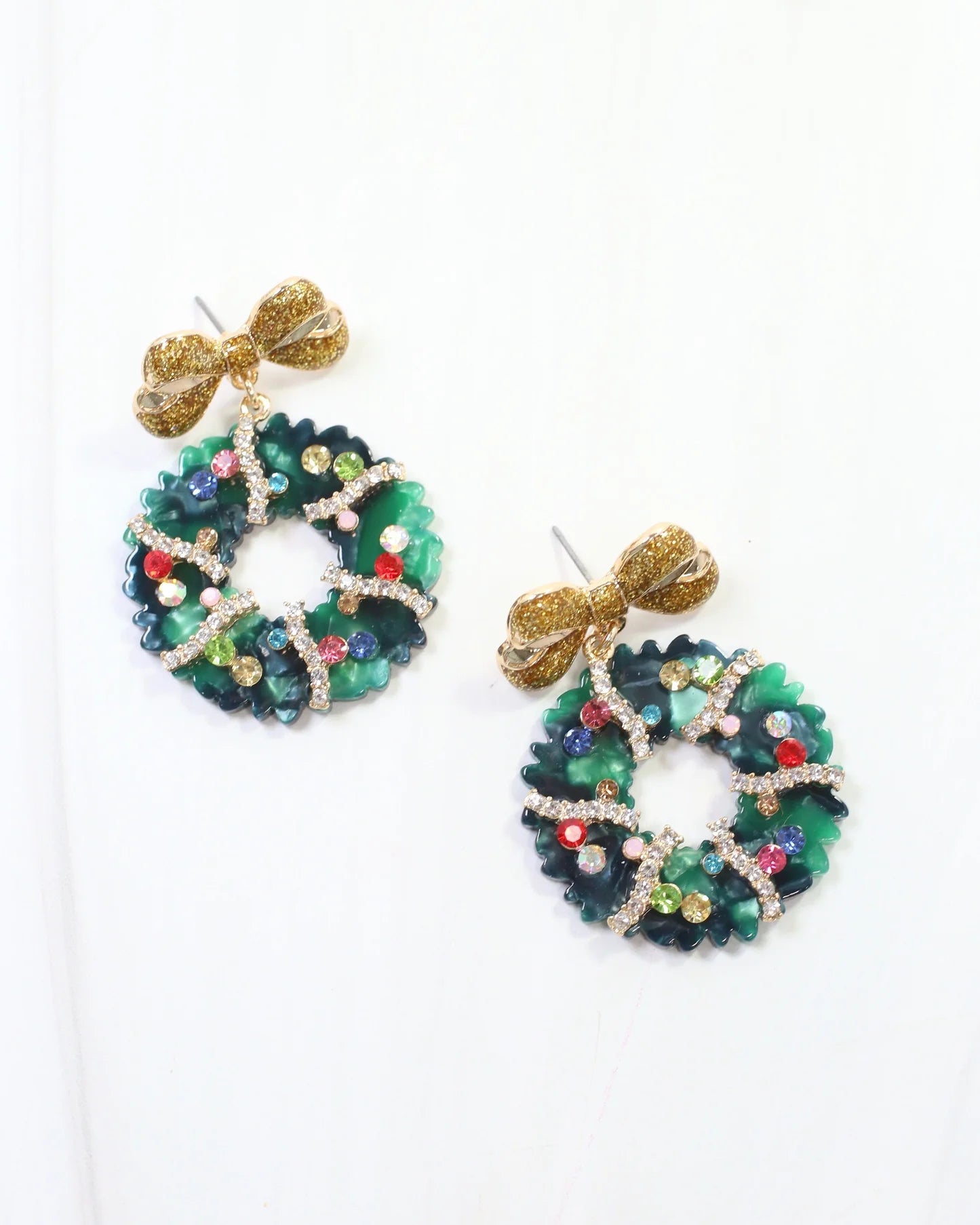 GOOD TIDINGS WREATH EARRING