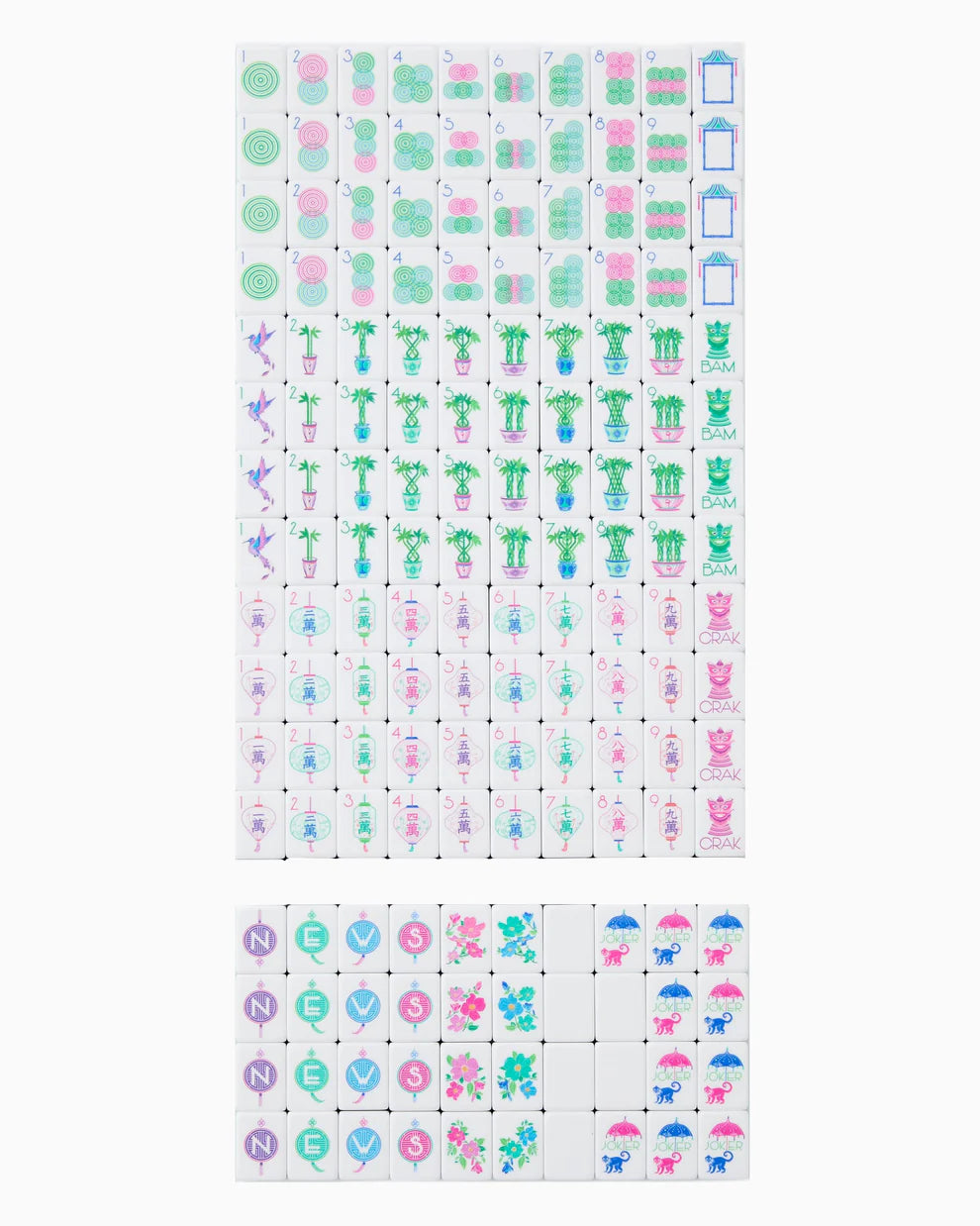 OH MY MAHJONG JASMINE MAHJONG TILES