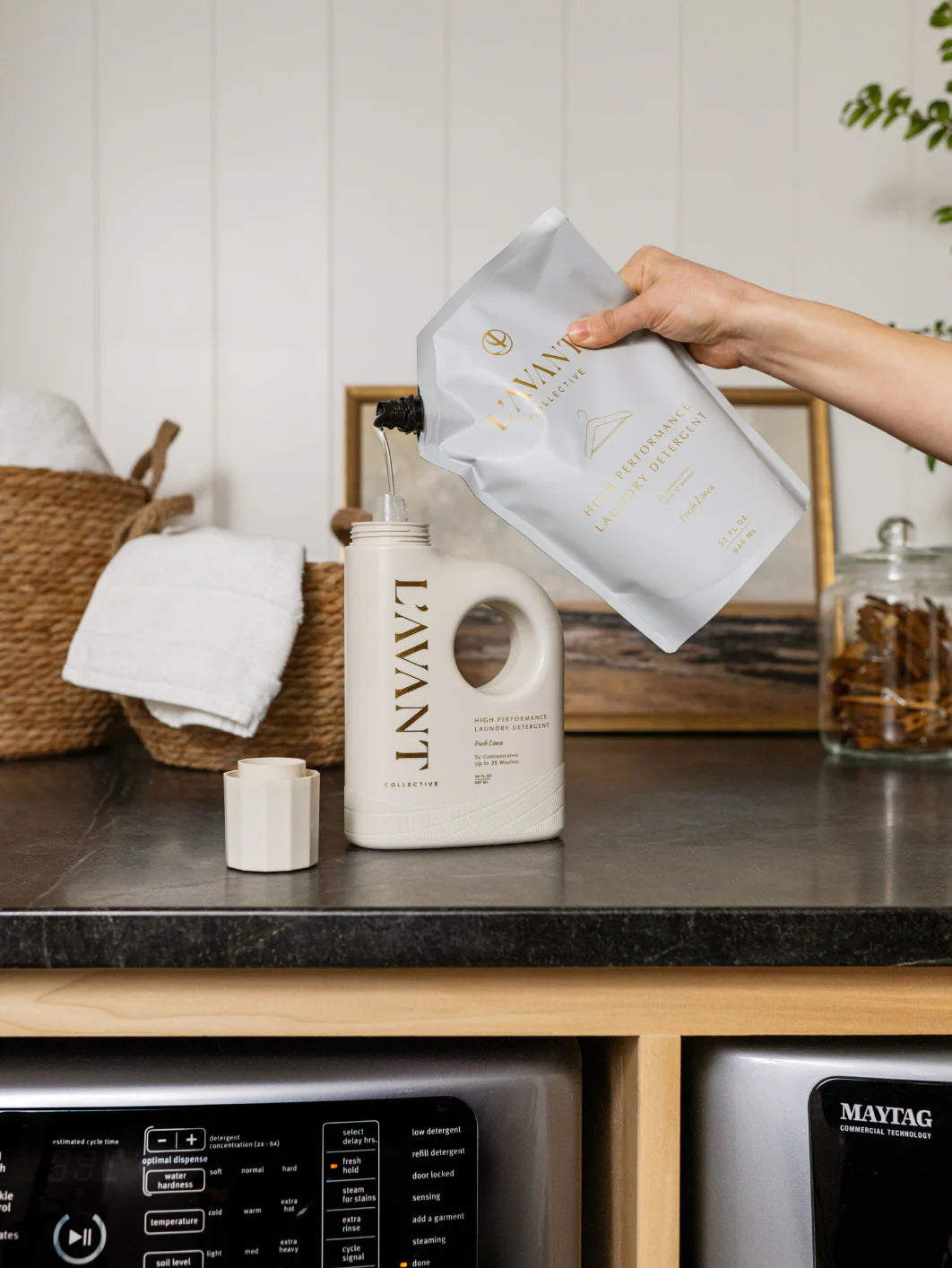 Laundry Detergent Refill Pouch Fresh Linen 32oz