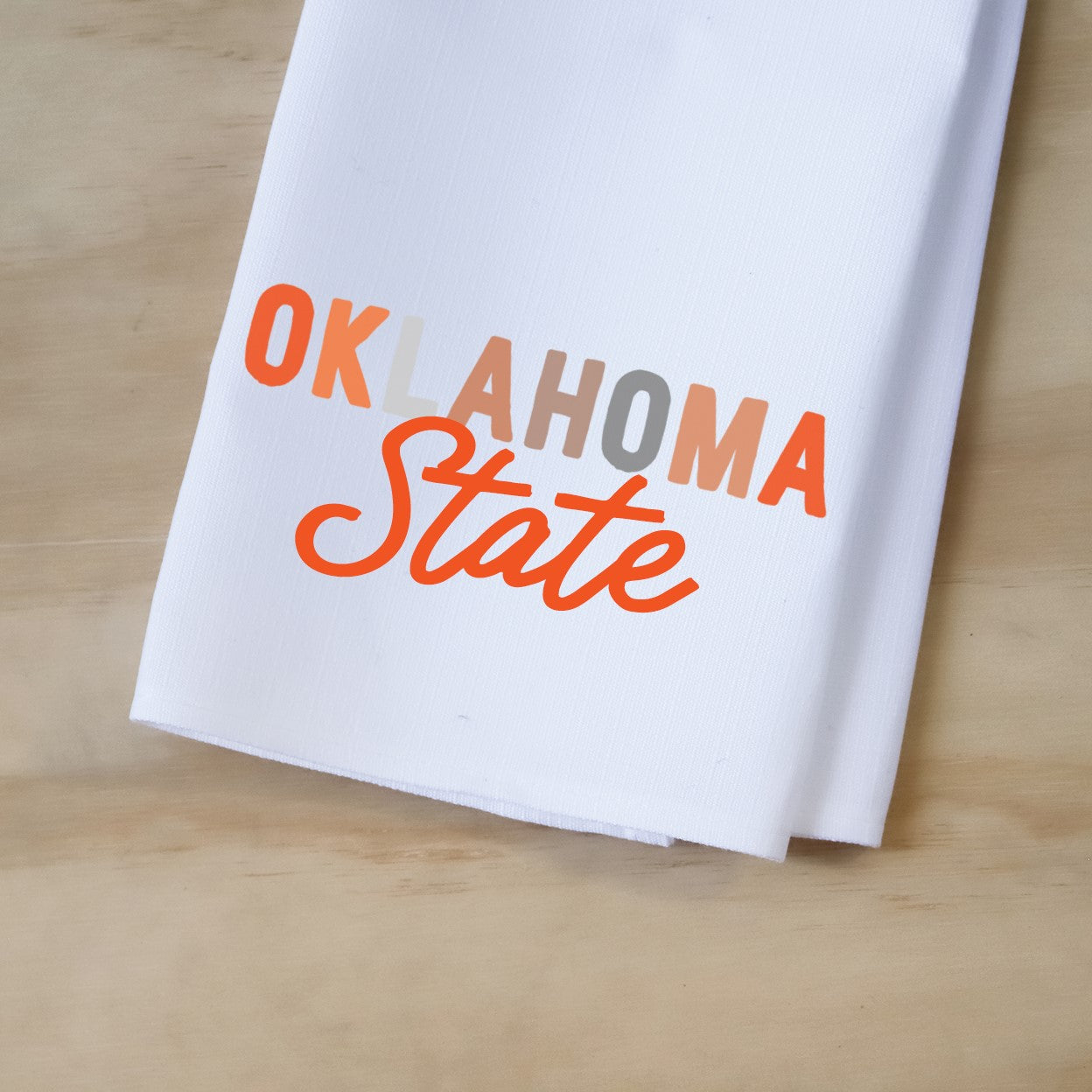 OKLAHOMA STATE COLLEGIATE TONES TEA TOWEL