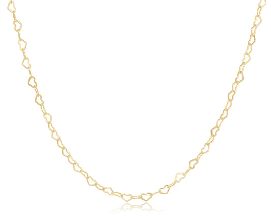 Choker Love Chain - Gold