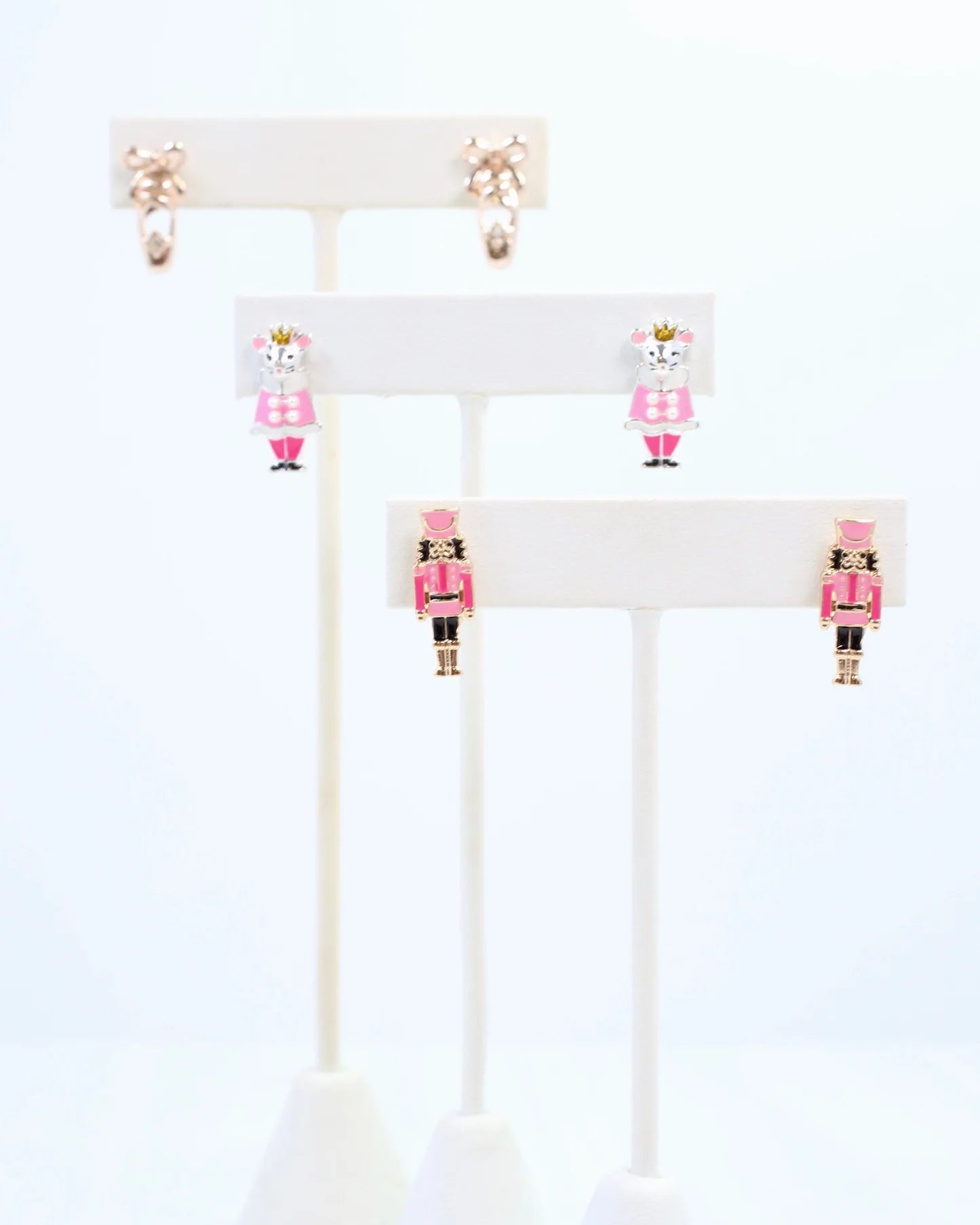 NUTCRACKER BALLET EARRING SET OF 3