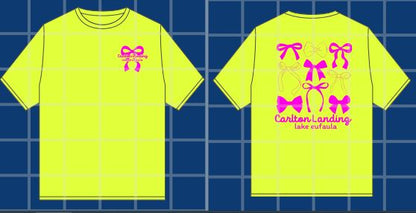 Carlton Landing Neon Bow Tee and Crewneck Sweatshirt