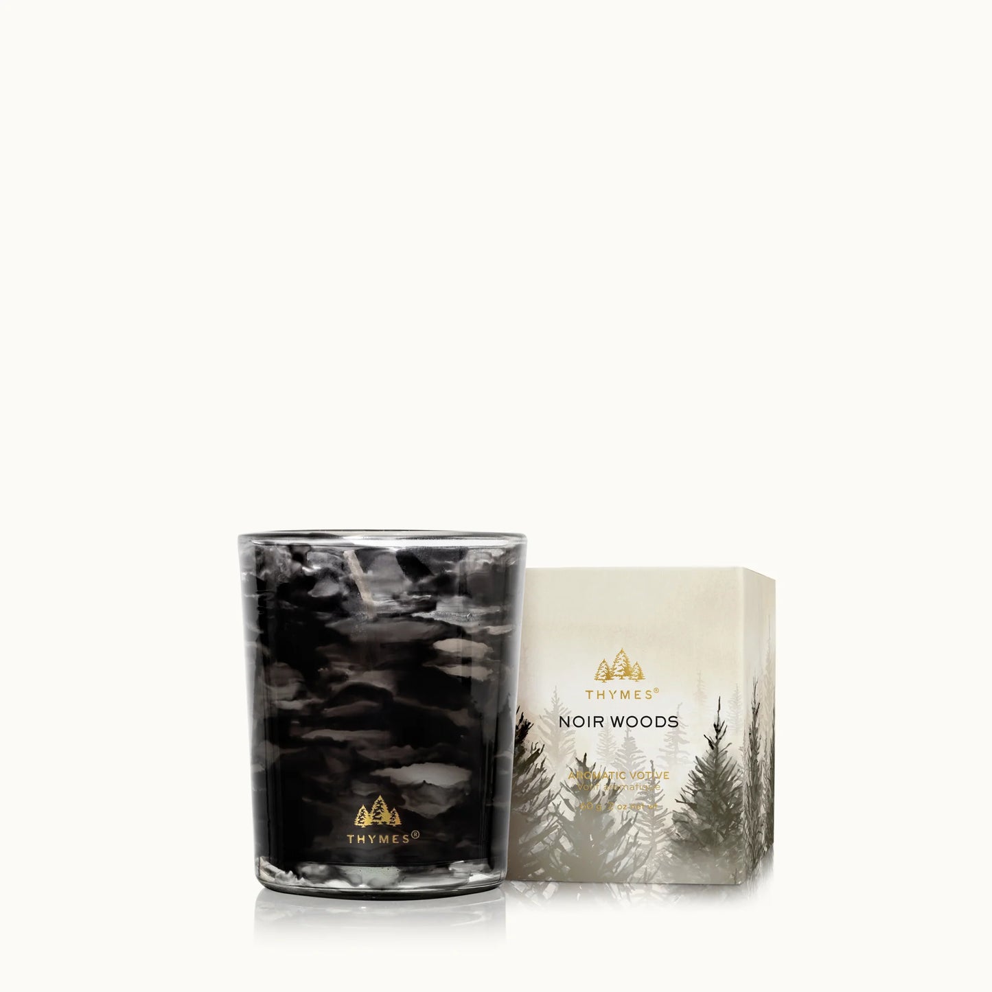 NOIR WOODS BOX VOTIVE - 2 OZ.