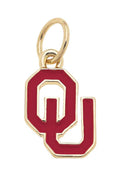 OU ENAMEL LOGO CHARM