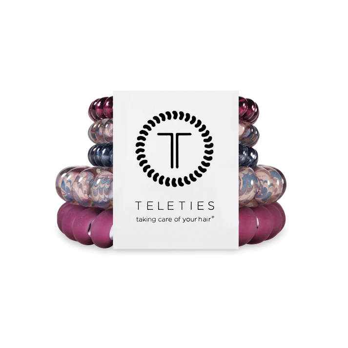 TELETIES PURPLE HAZE MIXED HAIR TIES