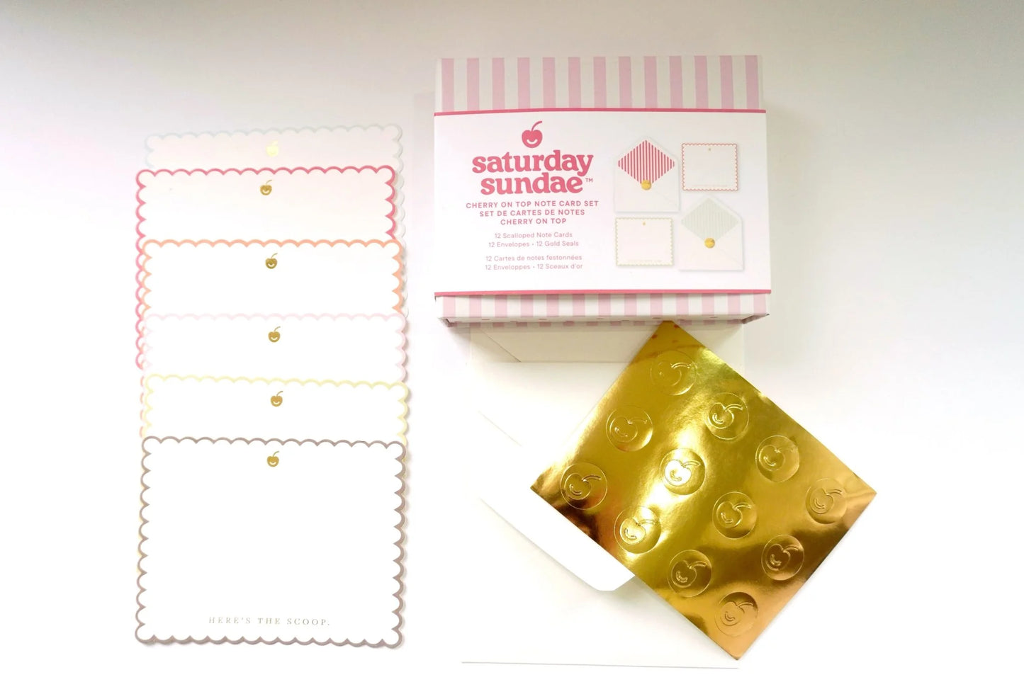 SATURDAY SUNDAE CHERRY ON TOP NOTECARD SET - Pharm Favorites by Economy Pharmacy