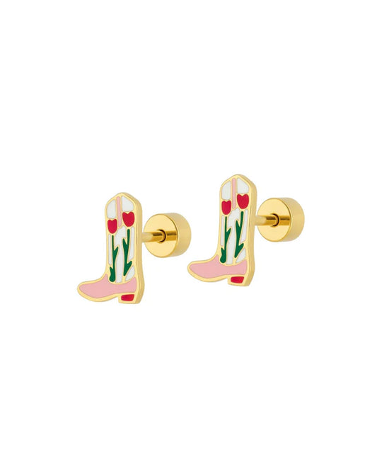 SCREWBACK STUDS - TULIP COWGIRL BOOT