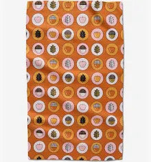 GEOMETRY TEA TOWEL - FALL