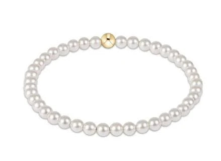 Classic Pearl 4mm Bead Bracelet