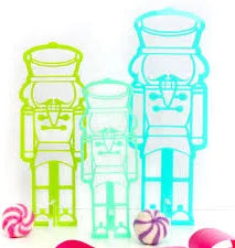 ACRYLIC NUTCRACKER SET